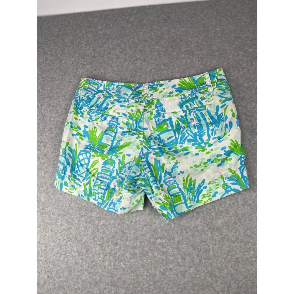 Lilly‎ Pulitzer Callahan Short, women's size 2, feminine, floral, 100% cotton